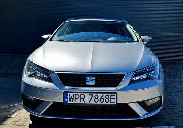 Seat Leon cena 41900 przebieg: 221482, rok produkcji 2018 z Ożarów Mazowiecki małe 79